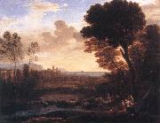 Claude Lorrain Landscape with Paris and Oenone fdg USA oil painting artist